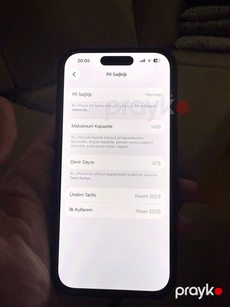 Apple iPhone 15 Pro Black Titanium 128GB/8GB — Smartfonlar, Bakı (2)
