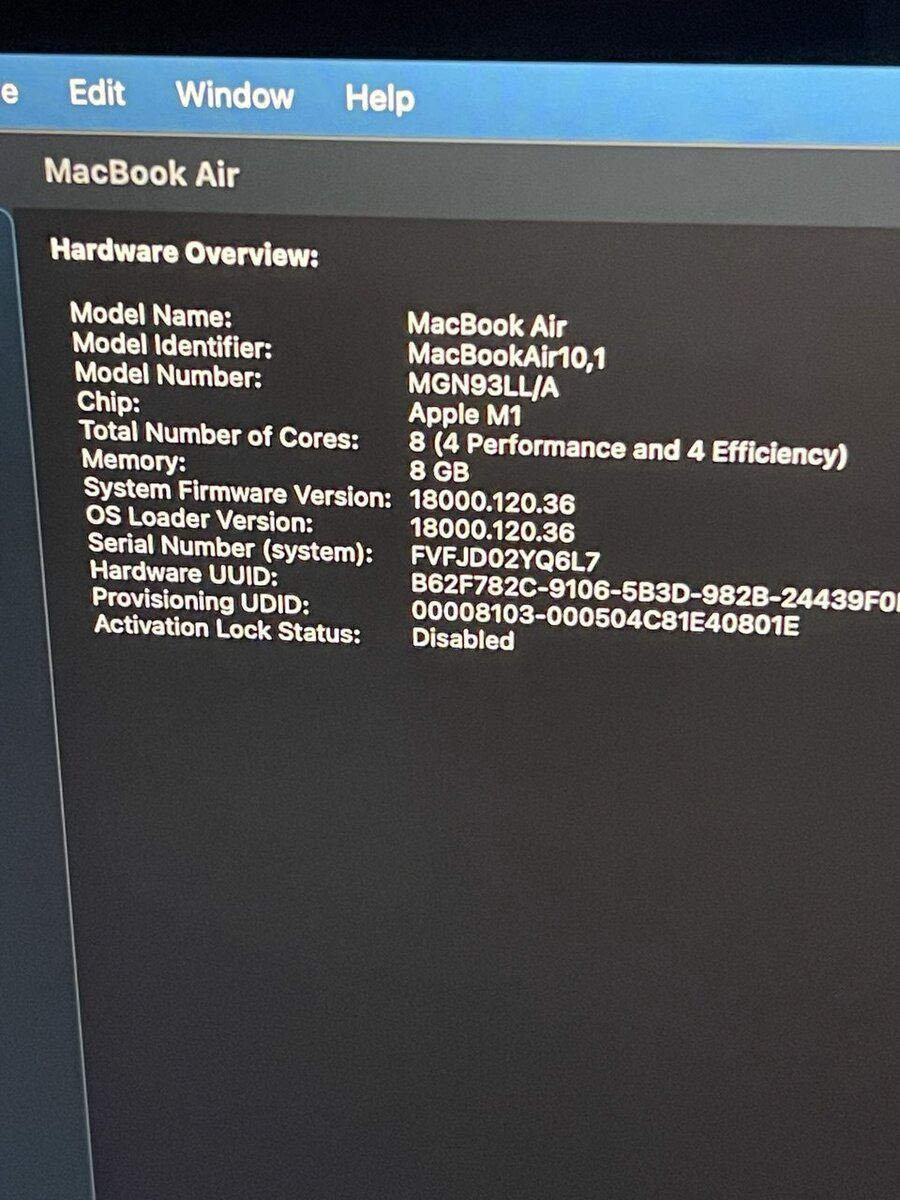 Apple MacBook Air M1 (8GB / 256GB) — Noutbuklar, Bakı (6)