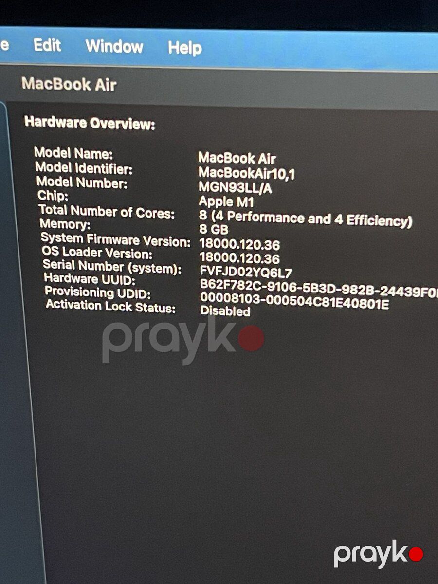 Apple MacBook Air M1 (8GB / 256GB) — Noutbuklar, Bakı (6)