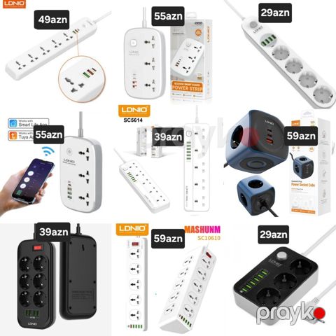 Elektrik uzadıcı "Ldnio" — Bakı