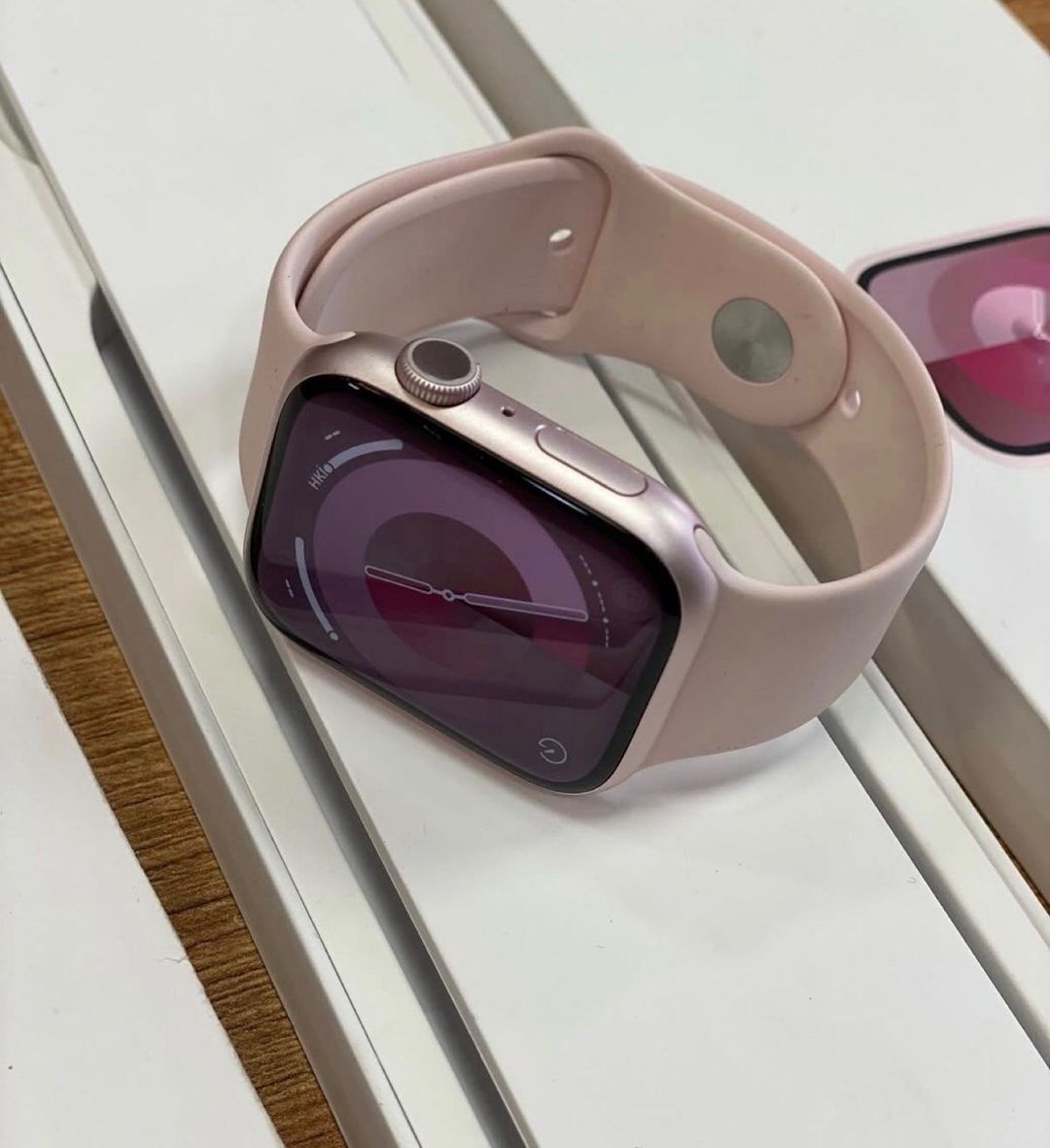 Apple Watch Series 9 Aluminum Pink 45mm — Ağıllı saatlar və biləkliklər, Bakı (5)