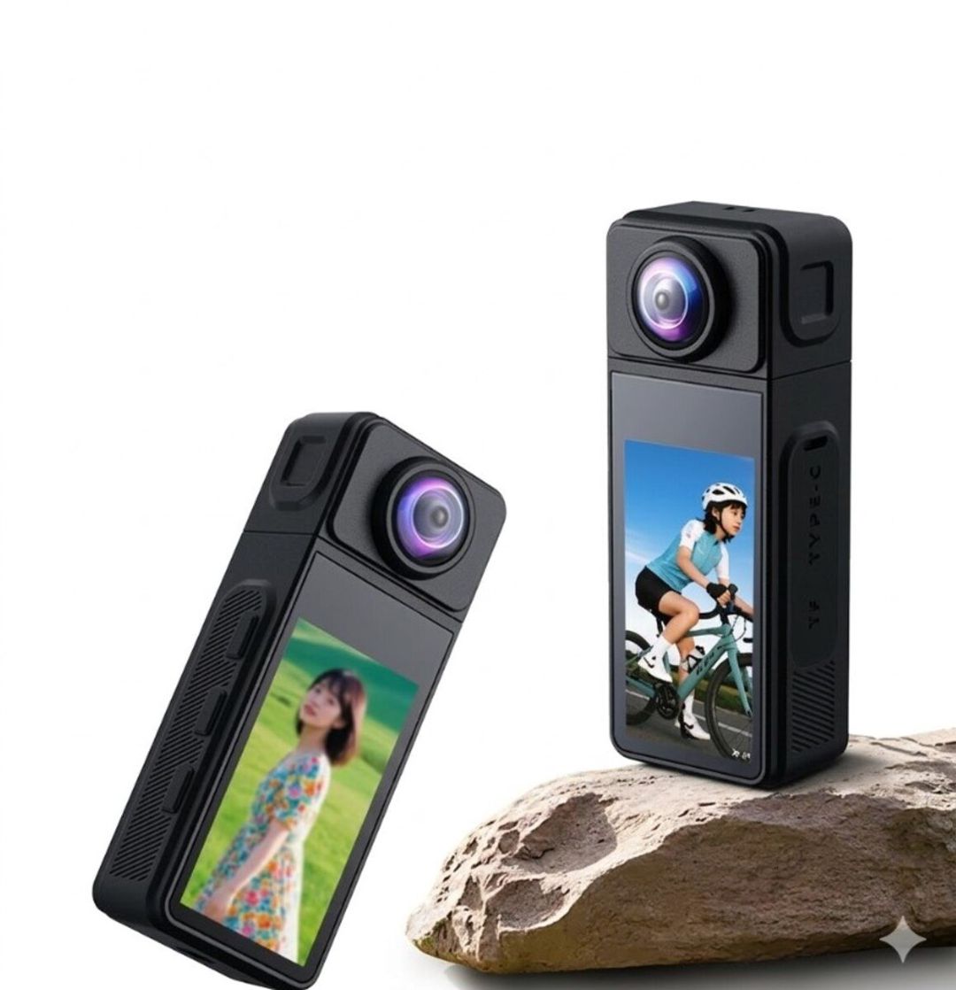 Mini 4K Wi-Fi Kamera - DV02 Helmet və velosiped üçün Sport Kamera — Səs texnikası, Bakı (5)
