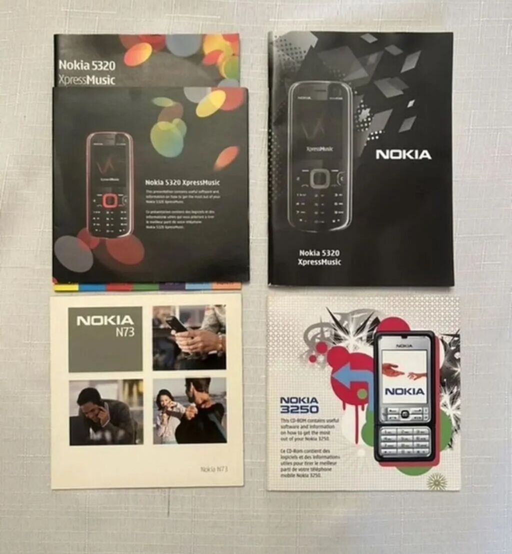 Məhsul: Nokia mobil telefonları üçün orijinal broşür və CD diskləri — Digər, Bakı