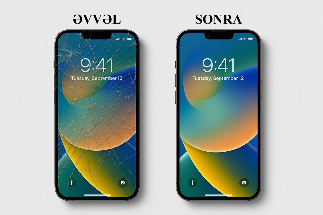 Apple iPhone ekran şüşələrinin dəyişimi — Aparatların təmiri və quraşdırılması, Bakı