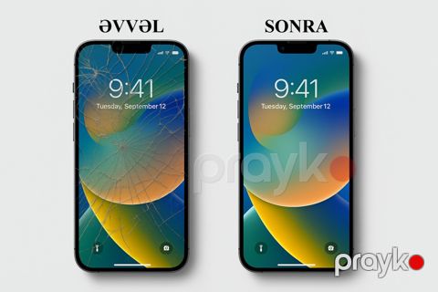 Apple iPhone ekran şüşələrinin dəyişimi — Bakı