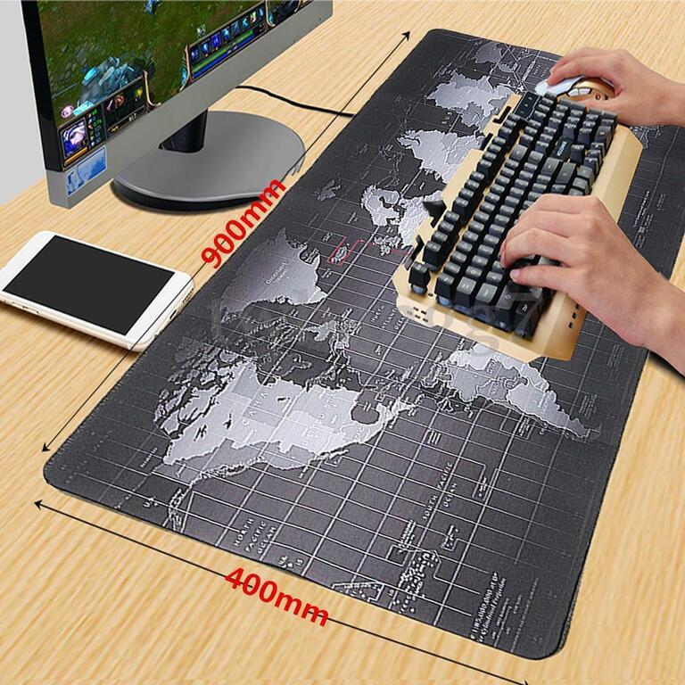 Mousepad dünya xəritəsi 90x40 sm gaming — Periferik cihazlar, Bakı (2)