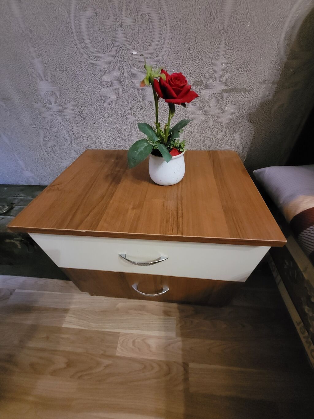 İkinəfərlik çarpayı, Dolab, Termo, 2 tumba, İşlənmiş — Yataq otağı mobilya dəstləri, Gəncə (9)