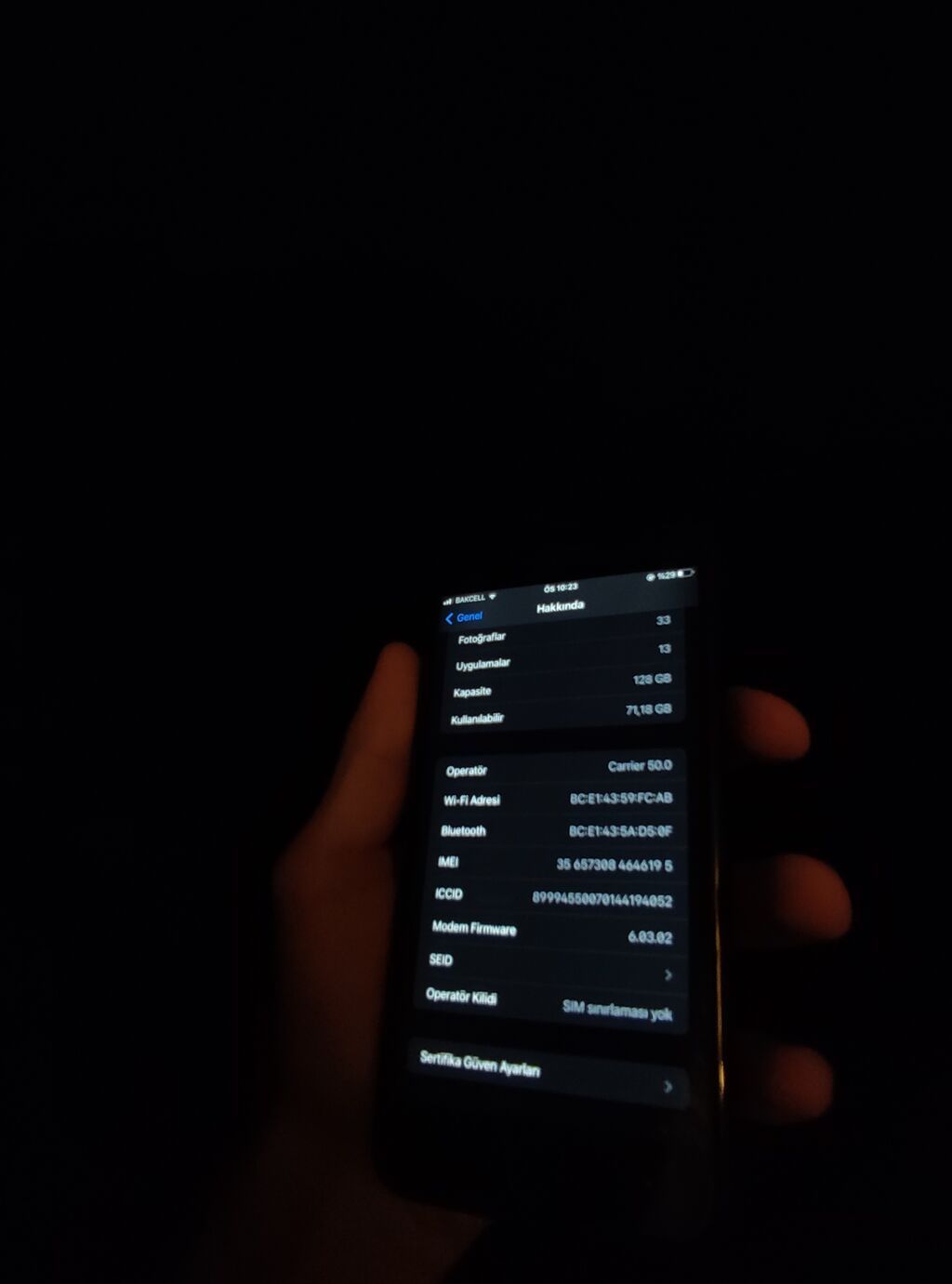 IPhone 7 Plus, 128 GB, Jet Black, Barmaq izi — Apple iPhone, Gəncə (2)