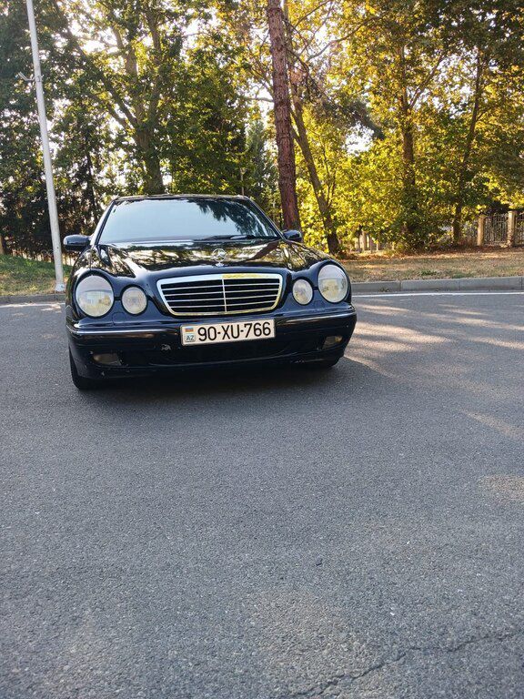 Mercedes E 240, 2.6 L, 2000 il, 220 000 km — Avtomobillər, Mingəçevir (4)