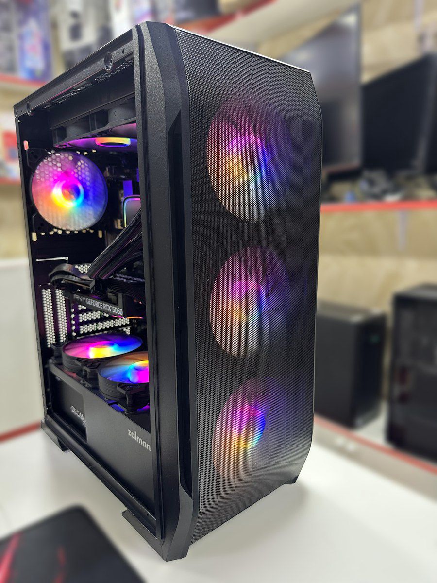 Gaming PC i7-12700KF RTX 5060 8GB 16GB DDR5 1TB NVMe 27" 180Hz — Masaüstü kompüterlər, Bakı (2)