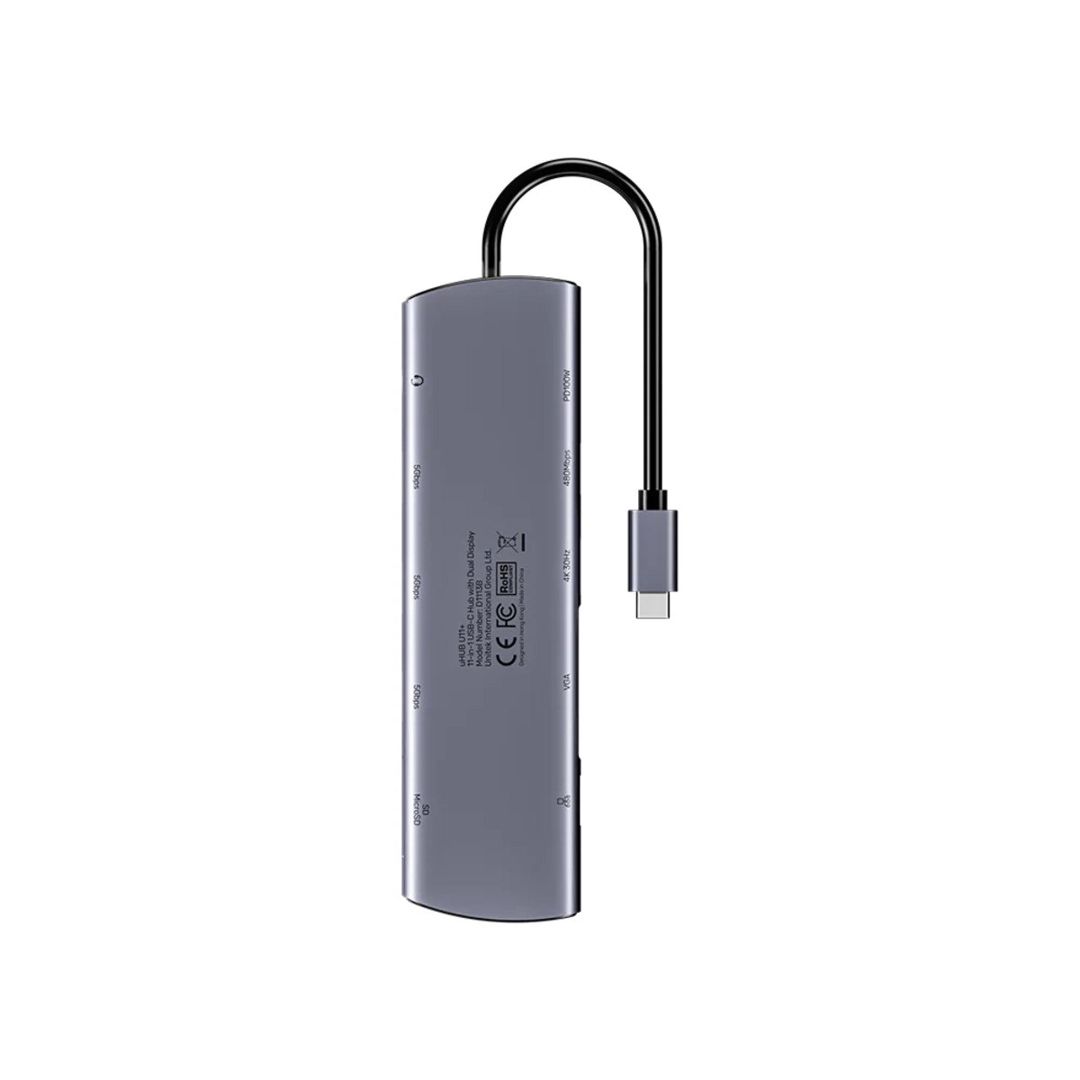 Unitek - uHUB U11+ — ikili ekran dəstəyi olan 11-si 1-də Usb-c hub — Periferik cihazlar, Bakı (12)