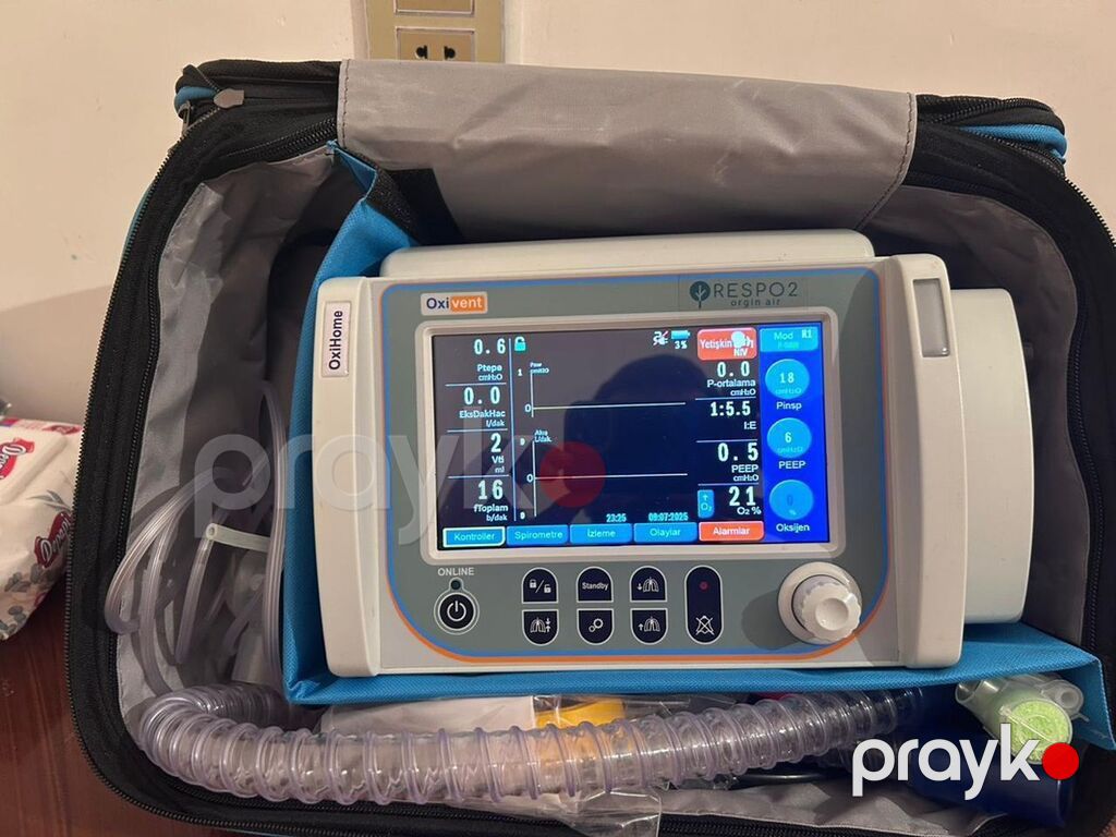 OxiVent Respo2 portativ ventilyator - Model: OxiHome seriyası, Respo2 — Tibbi avadanlıqlar, Digah (5)