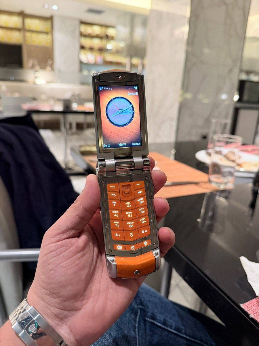 Vertu Constellation Ayxta Candy Orange — Smartfonlar, Bakı (5)