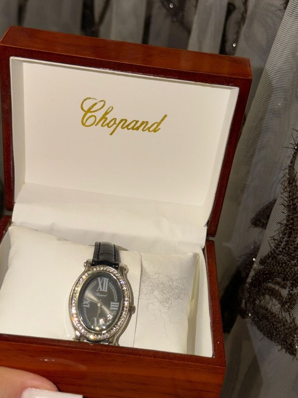 Chopard qadın saatı - Korpus: oval formalı, paslanmayan polad — Qol saatları, Bakı (8)