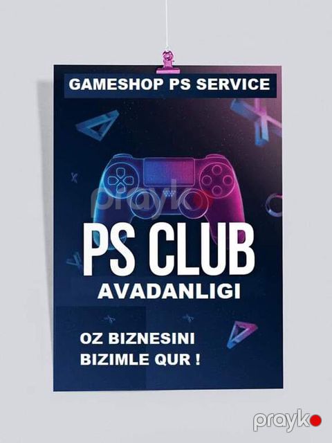 Sony PlayStation klub avadanlığı