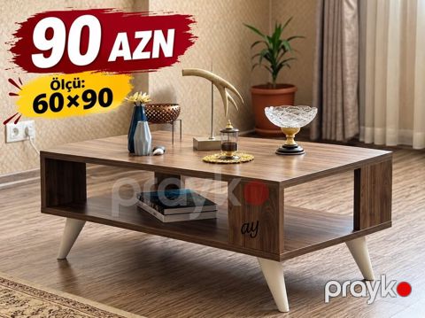 Masaüstü jurnal masası – müasir dizayn - Ölçü: 60 90 sm (şəkildə — Bakı