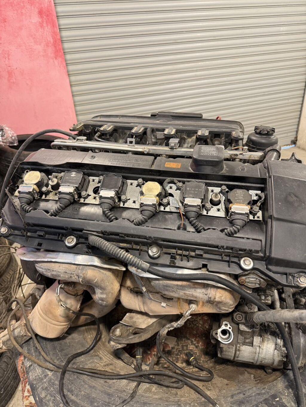 Bmw M54 2.2matoru ideal veziyyetdedir. Yag yemir sadece mawin qeza — Mühərriklər, Bakı (5)