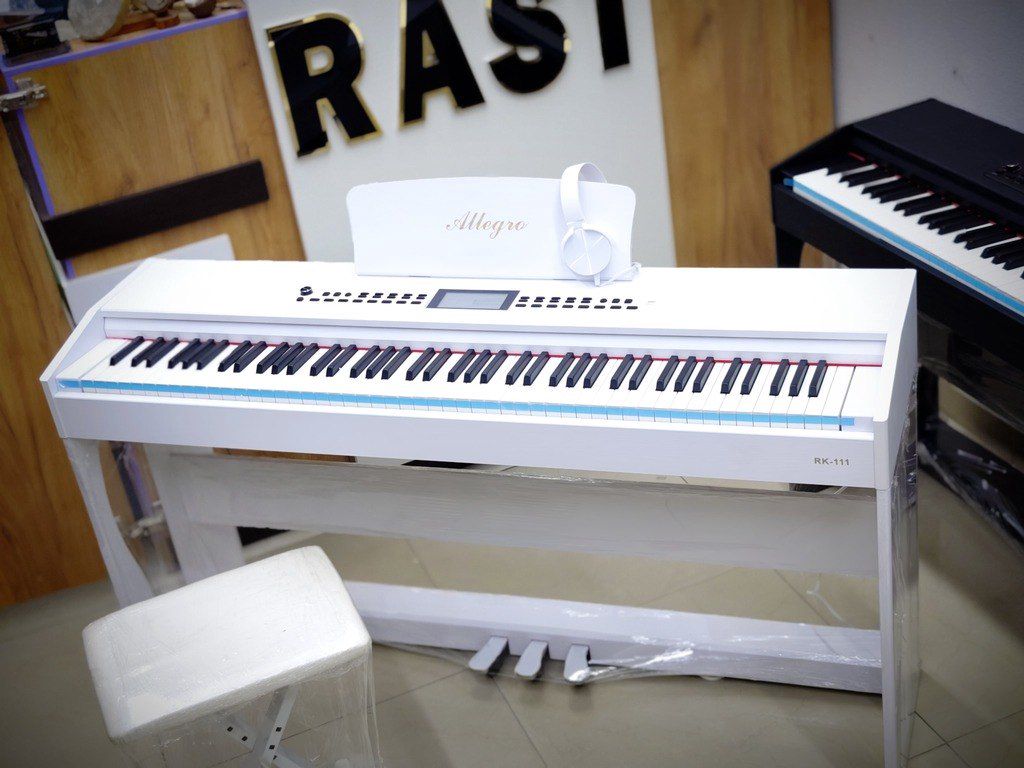 Elektro piano "Allegro, AG-8825-C PVS White" — Musiqiə alətləri, Bakı (10)