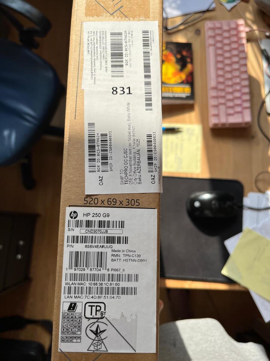 Noutbuk "HP 250 G9" — Noutbuklar, Bakı (3)
