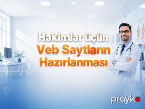 Həkimlər üçün veb saytların hazırlanması — Bakı