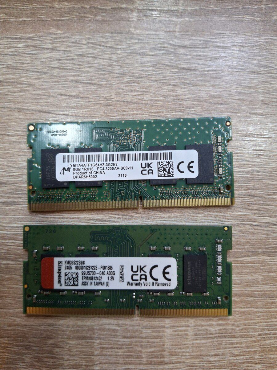 Operativ yaddaş DDR4 3200 AA 8GB RAM — Kompüterlər və noutbuklar, Bakı (8)