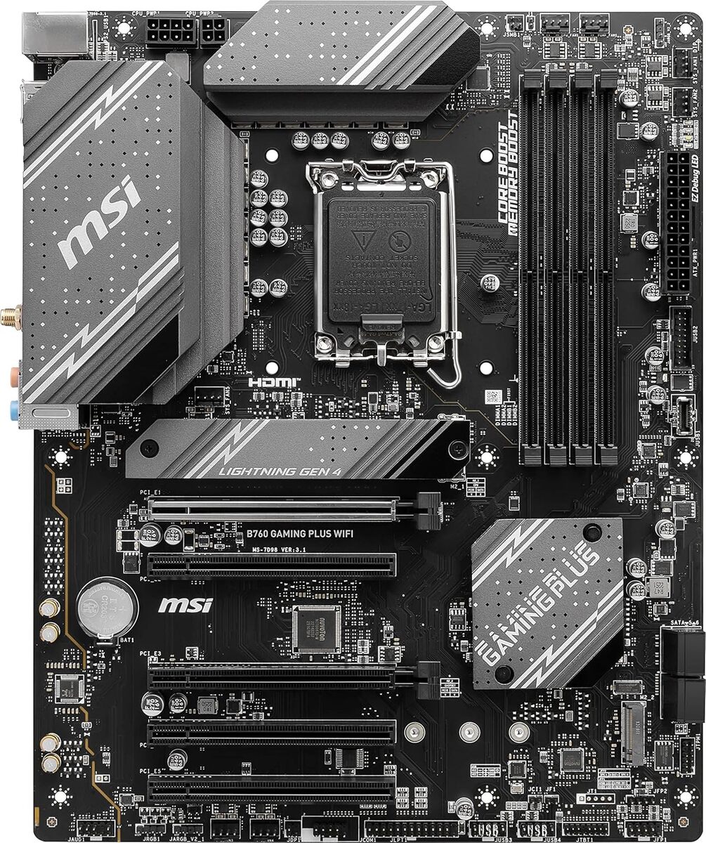 Ana plata MSI B760 Gaming Plus WiFi — Kompüterlər və noutbuklar, Bakı (3)