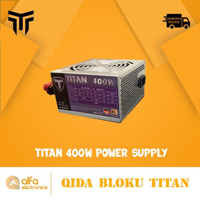 Qida blokları "Titan" (Power Supply) — Kompüterlər və noutbuklar, Bakı (3)