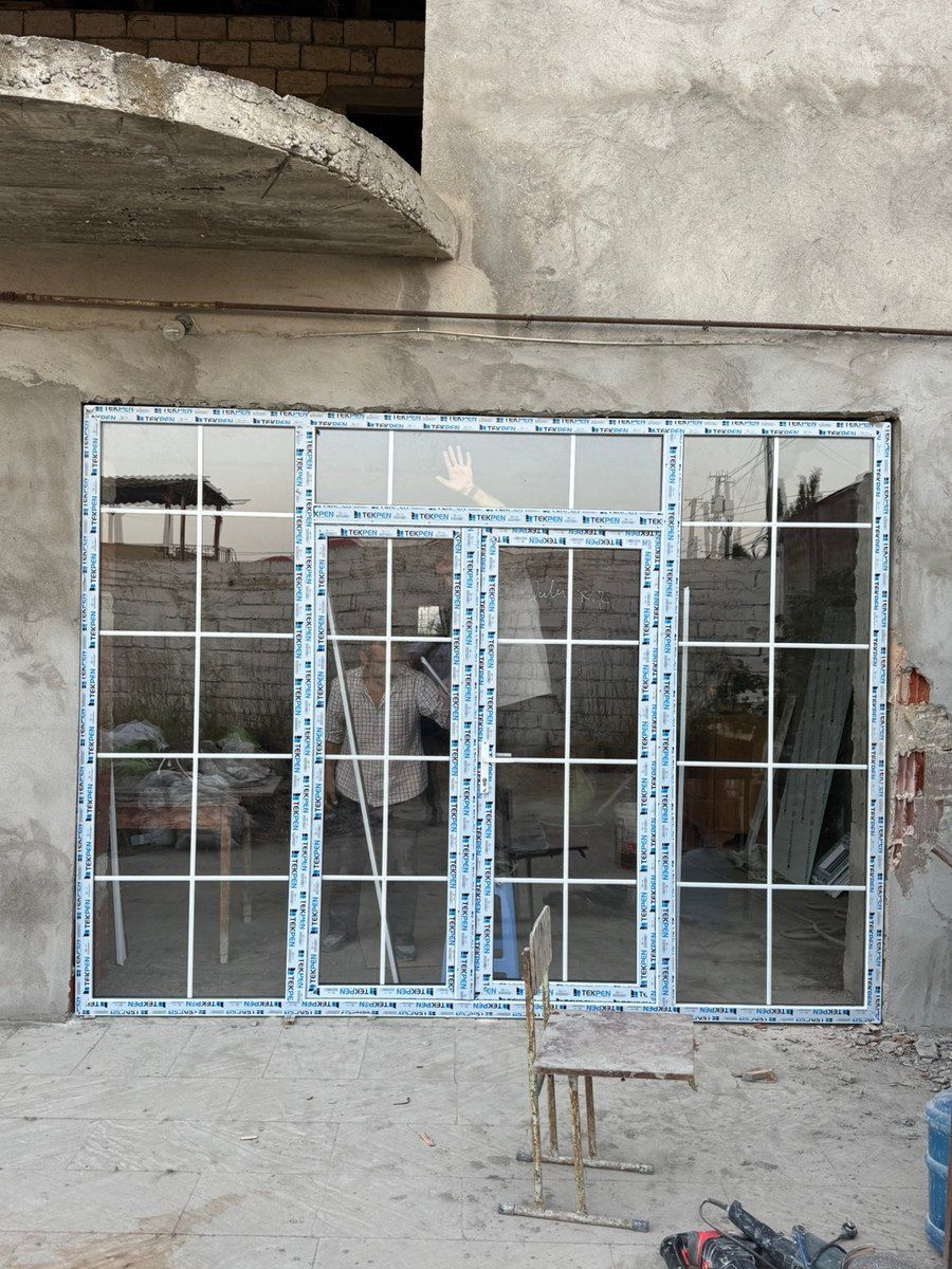 Plastik qapı və pəncərə — Təmir və inşaat, Bakı (10)
