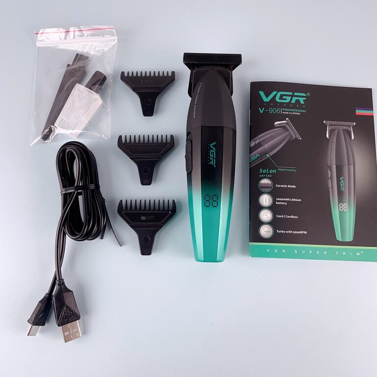 Professional təraş aparatı "VGR 906 2000MAH 9000RPM Ceramic Blades" — Gözəllik və səhiyyə, Bakı (12)