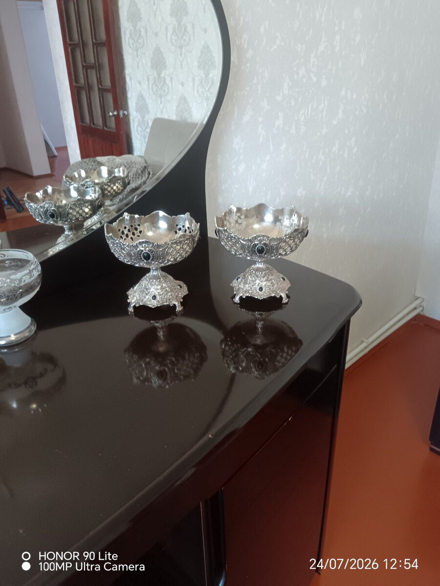 Gümüş konfet qabları — Qablar və mətbəx əşyaları, Sumqayıt (3)