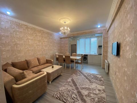 2-otaqlı yeni tikili kirayə verilir, 7 Mkr., 65 m² — Bakı