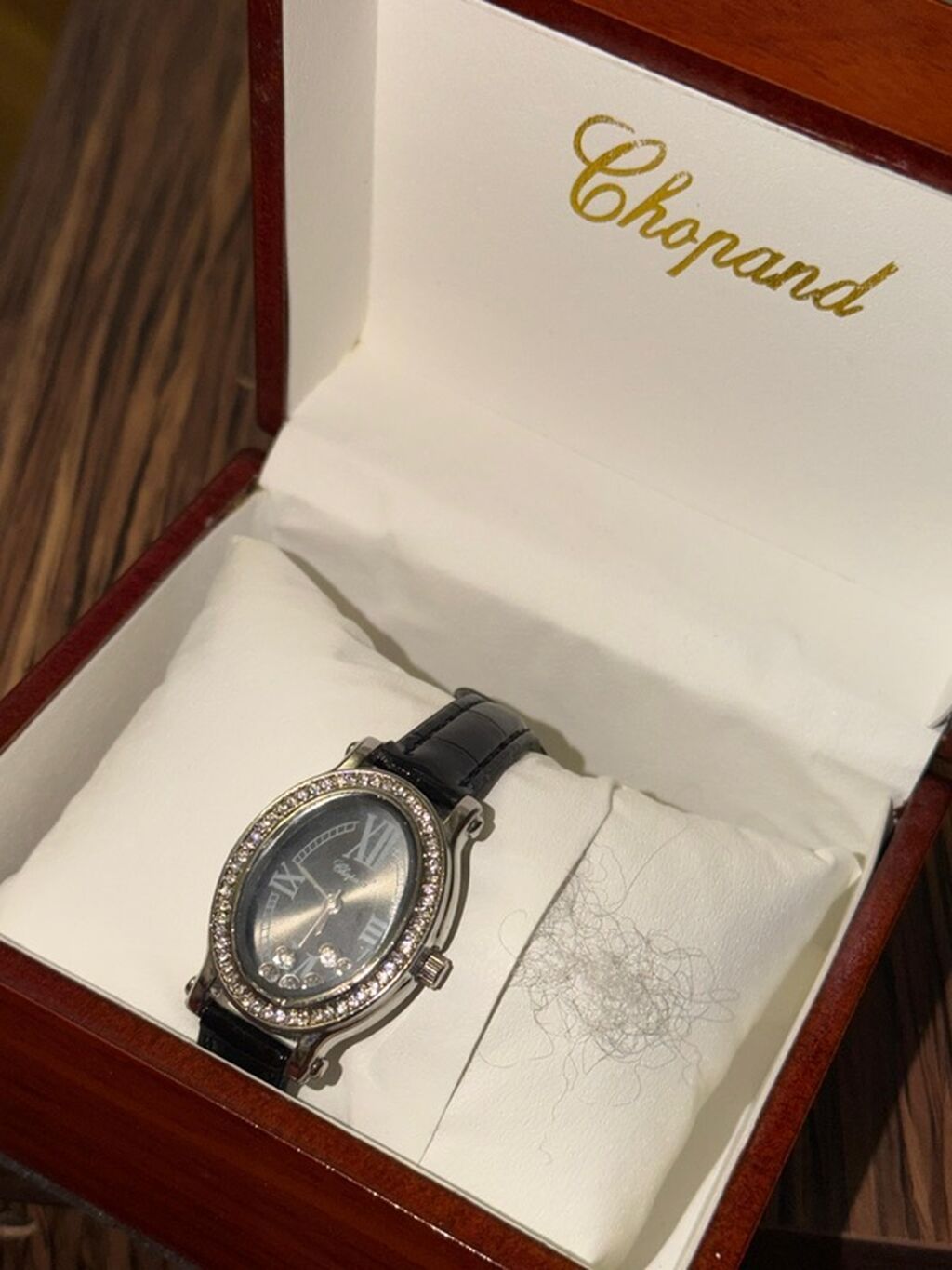 Chopard qadın saatı - Korpus: oval formalı, paslanmayan polad — Qol saatları, Bakı (2)