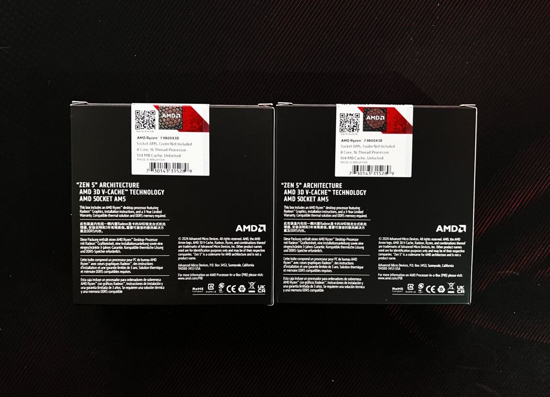 Cpu AMD Ryzen 7 9800X3D (box) — Kompüterlər və noutbuklar, Bakı (2)