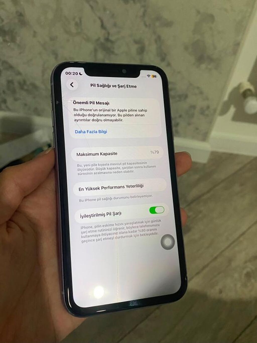 IPhone 11, 128 GB, Matte Gold, Kredit, Qırıq, Simsiz şarj — Apple iPhone, Sumqayıt (5)