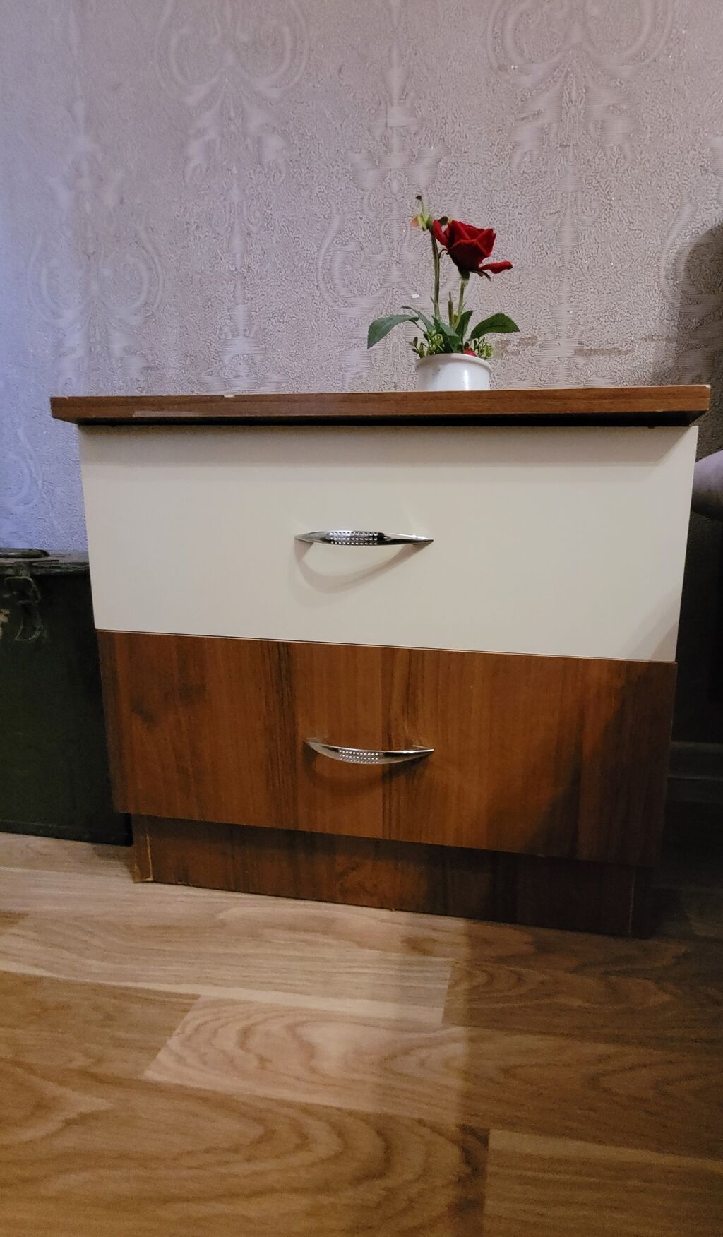 İkinəfərlik çarpayı, Dolab, Termo, 2 tumba, İşlənmiş — Yataq otağı mobilya dəstləri, Gəncə (4)