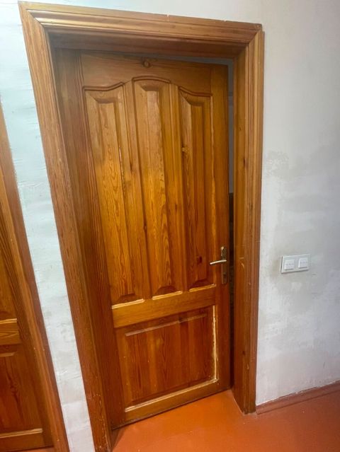Taxta otaq qapıları dəsti – 3 ədəd - Material: təbii ağac (şam — Bakı