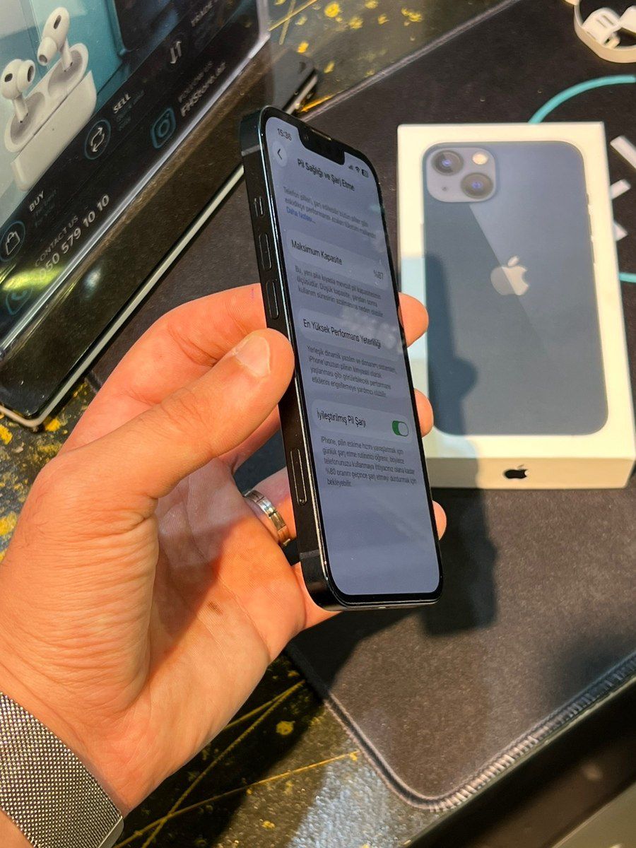 Apple iPhone 13 Midnight 128GB/4GB — Smartfonlar, Bakı (4)
