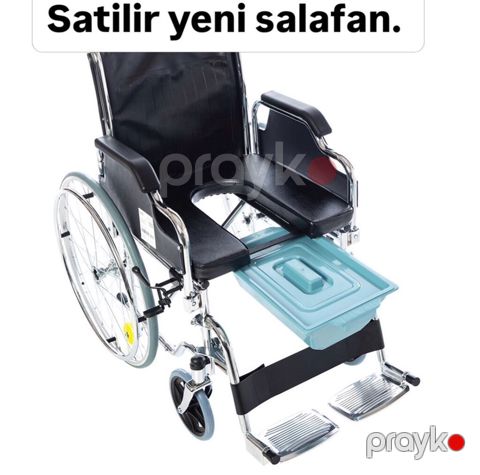 Sanitarlı tualetli əlil arabası - İnteqrə olunmuş çıxarıla bilən qab — Digah