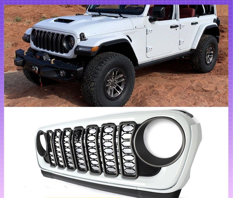 "Jeep Wrangler 2019-2025" Plug-in Hibrid radiator barmaqlığı — Ehtiyat hissələri və aksesuarlar, Bakı (3)