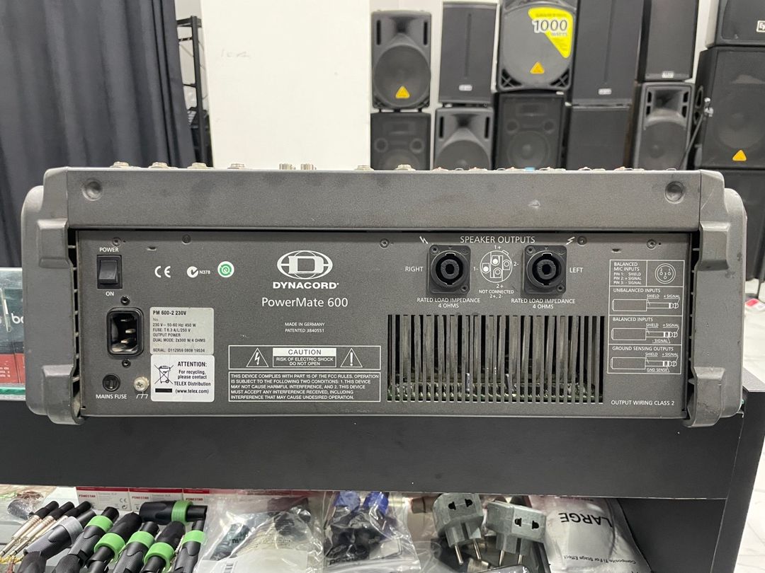 Mikşer Dynacord Powermate 600 — Musiqiə alətləri, Bakı (5)