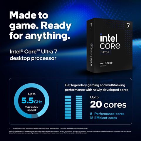 Prosessor "Intel Core Ultra 7 265K LGA1851 (36 MB Cache, 20 cores, 20 Threads)" — Bakı