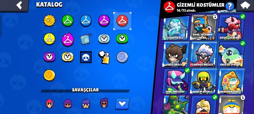 Brawl Stars hesabı – yüksək göstəricilər və zəngin kosmetik kolleksiya — Uşaq geyimi, Bakı (8)