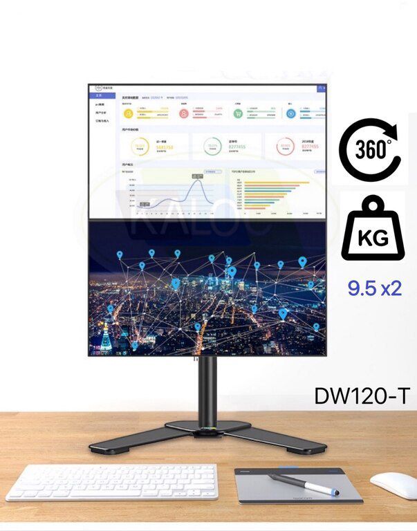 Vertical dual monitor stand — Periferik cihazlar, Bakı (8)