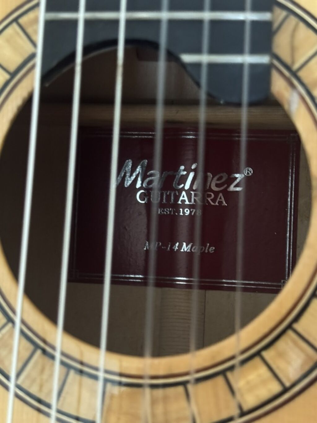 Martinez Guitarra MP-14 Maple klassik gitara Tam peşəkar səhnə — Gitarlar və digər simli alətlər, Bakı (2)