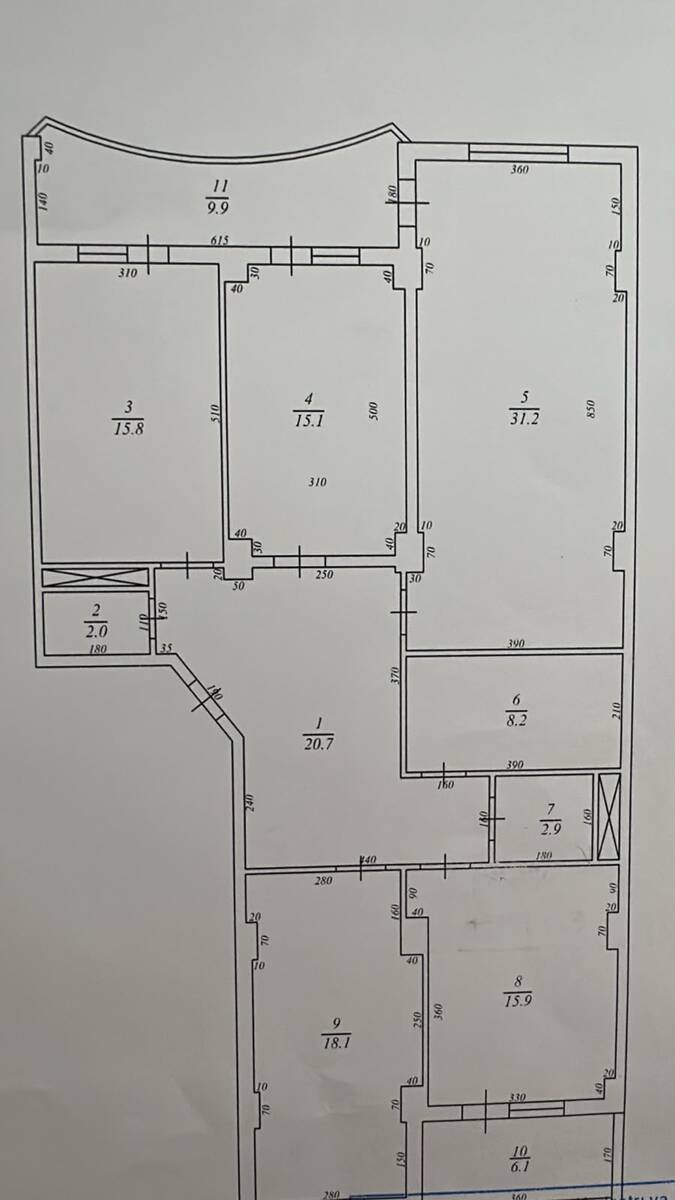 Satılır 4 otaqlı yeni tikili 155 m² — Mənzil, Bakı (6)