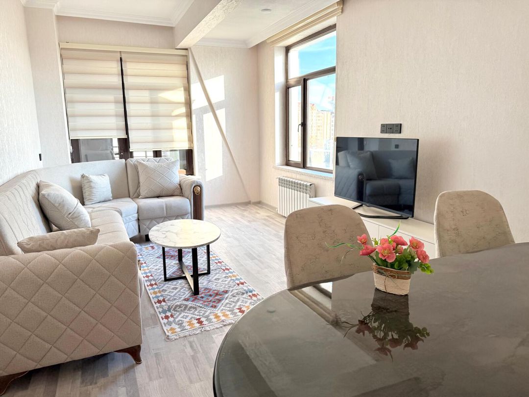 İcarəyə verilir 2 otaqlı yeni tikili 75 m² — Mənzil, Sumqayıt (11)