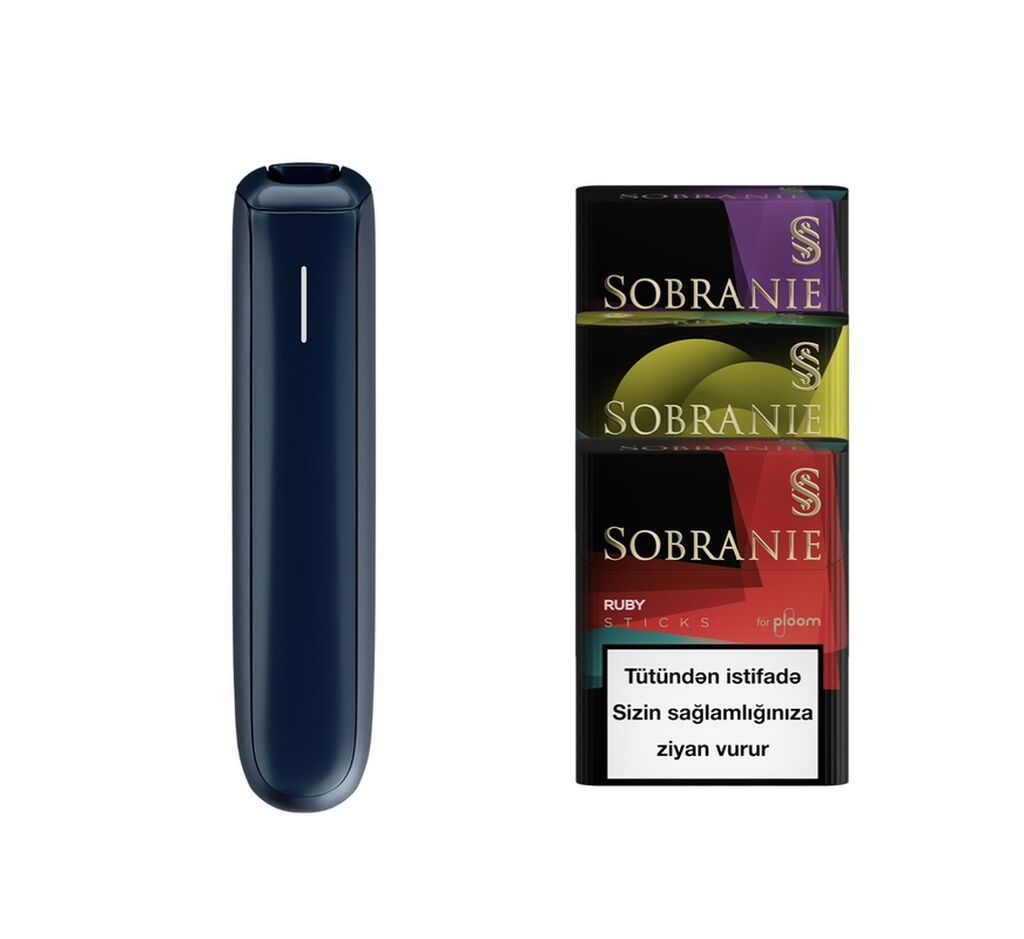 Ploom tütün qızdırma cihazı və 3 Sobranie Sticks dəsti - Cihaz — Elektronik siqaretlər, Bakı