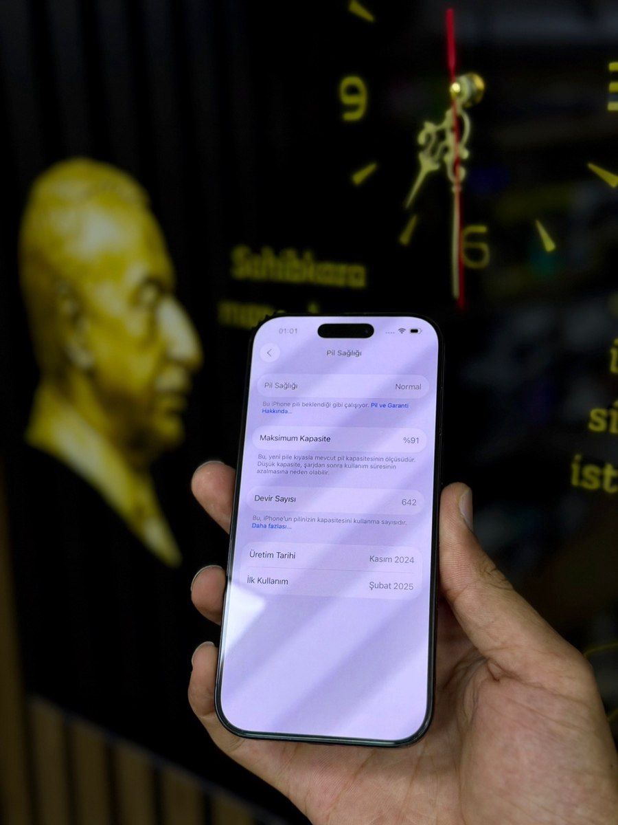 Apple iPhone 16 Pro Black Titanium 128GB/8GB — Smartfonlar, Bakı (5)