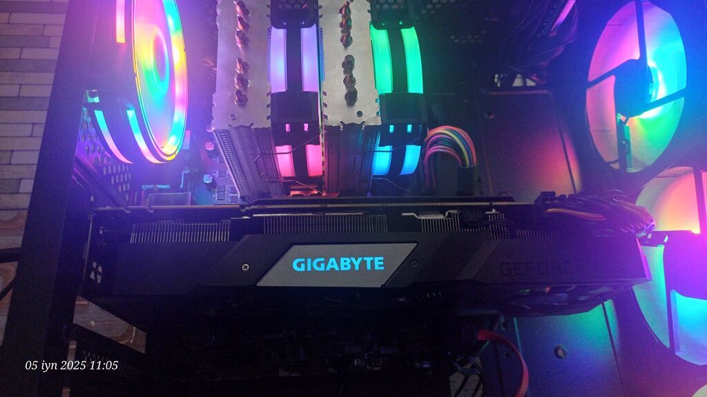 Cpu İ5 12400F Ana plata H610M Ram 16GB DDR 4 3200mhz Gpu RTX 2080 — Masaüstü kompüterlər, Masazır (4)