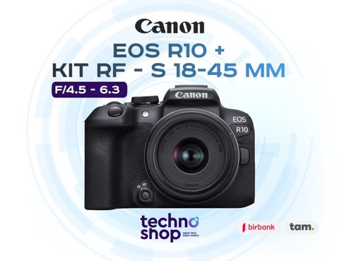 Fotoaparat "Canon EOS R10 + kit RF - S 18 - 45 mm f/4.5 - 6.3" — Bakı